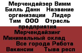 Мерчендайзер Вимм-Билль-Данн › Название организации ­ Лидер Тим, ООО › Отрасль предприятия ­ Мерчендайзинг › Минимальный оклад ­ 24 000 - Все города Работа » Вакансии   . Тыва респ.